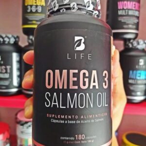 Omega 3 Salmon Oil B Life 180 Cápsulas