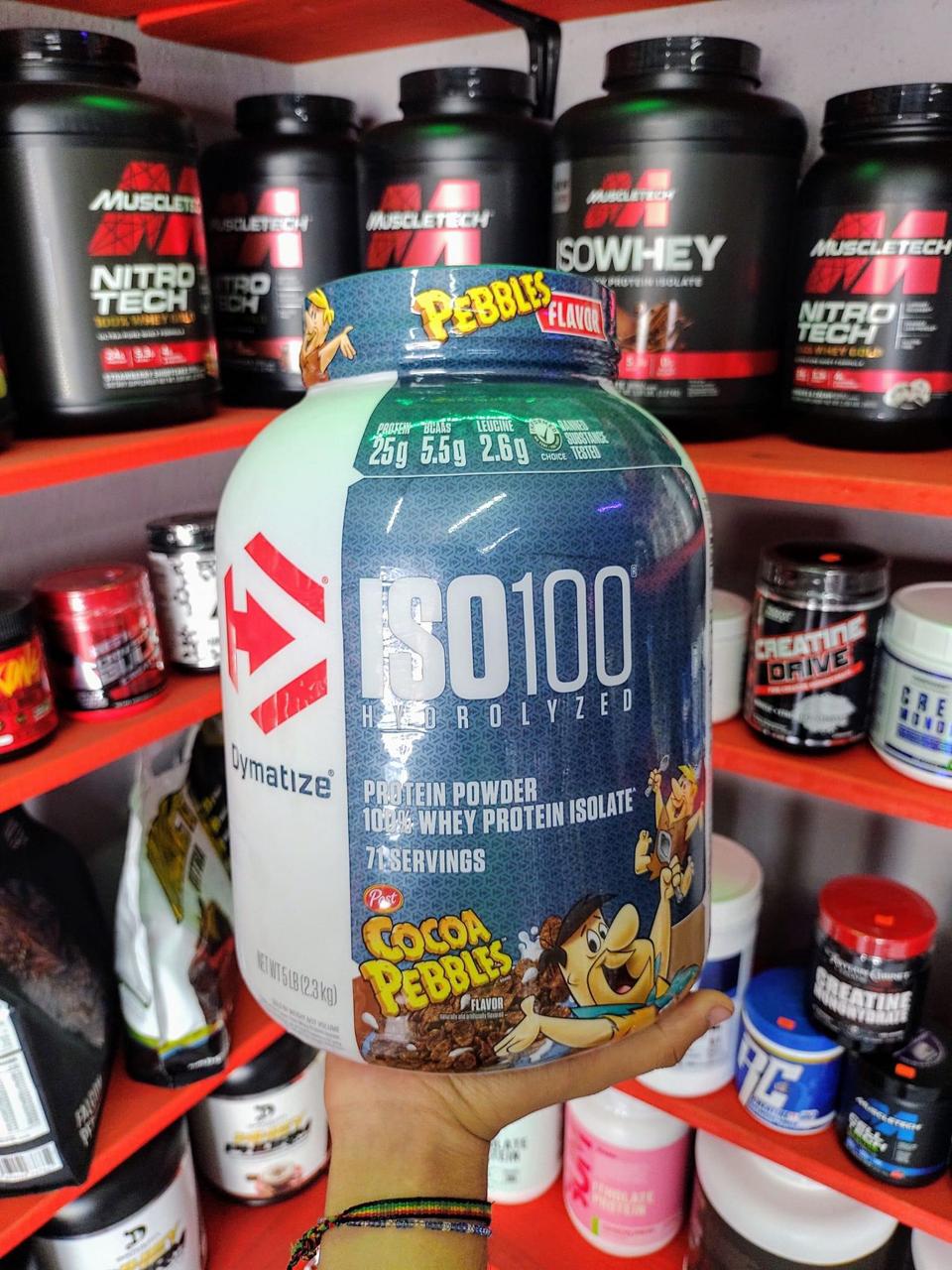 Proteína ISO 100 Dymatize 5 lb (Whey Isolate Hidrolizada)